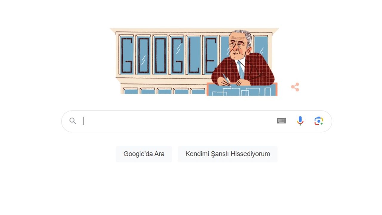 Google'dan mimar Sedad Hakkı Eldem için özel "doodle"