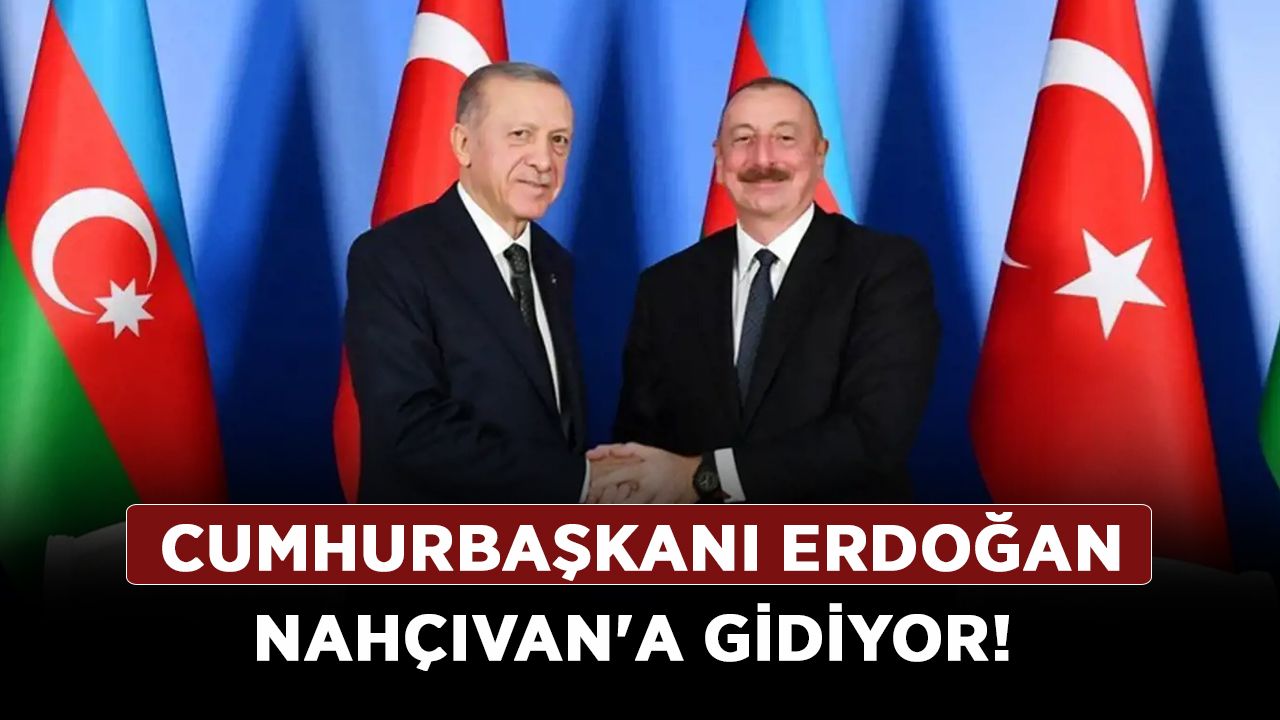 Cumhurbaşkanı Erdoğan Nahçıvan'a gidiyor! Aliyev ile görüşecek!