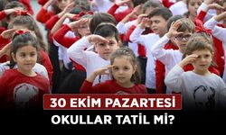 30 Ekim Pazartesi okullar tatil mi? Yarın (30 Ekim) okullar var mı yok mu?