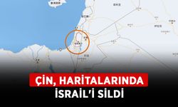 Çin, haritalarında İsrail'i sildi