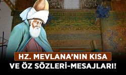 Hz. Mevlana’nın kısa ve öz sözleri-mesajları! En güzel anlamlı Mevlana sözleri ve mesajları!