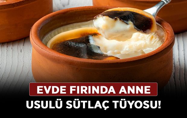 Evde fırında anne usulü sütlaç tüyosu! Sadece yarım kaşıkla lezzet sırrı