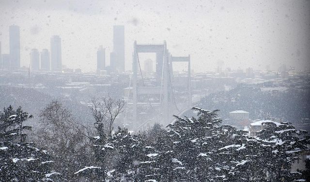 AKOM İstanbul için kar uyarısında bulundu