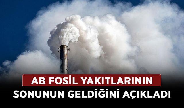 AB fosil yakıtlarının sonunun geldiğini açıkladı