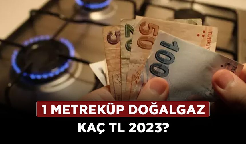 1 metreküp doğalgaz kaç TL 2023? Metreküp doğal gaz hesaplaması nasıl yapılır?