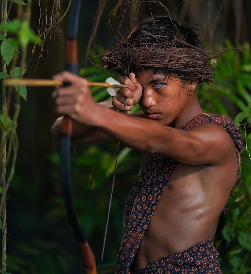 İnsanların tamamı mavi gözlü! Yer Endonezya’nın Buton kabilesi…1